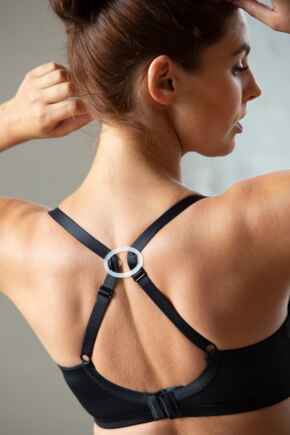 Racer Back Clips (Pack of 4) - Black/Clear