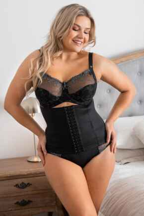 Hourglass Firm Control Waist Cincher - Black
