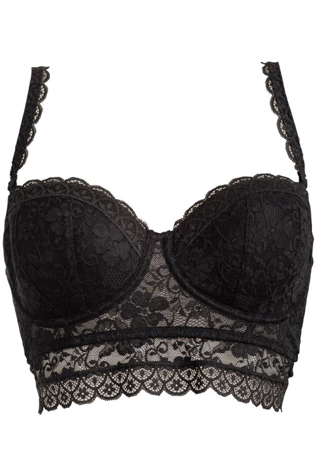 Rebel Lightly Padded Multiway Strapless Longline Bra