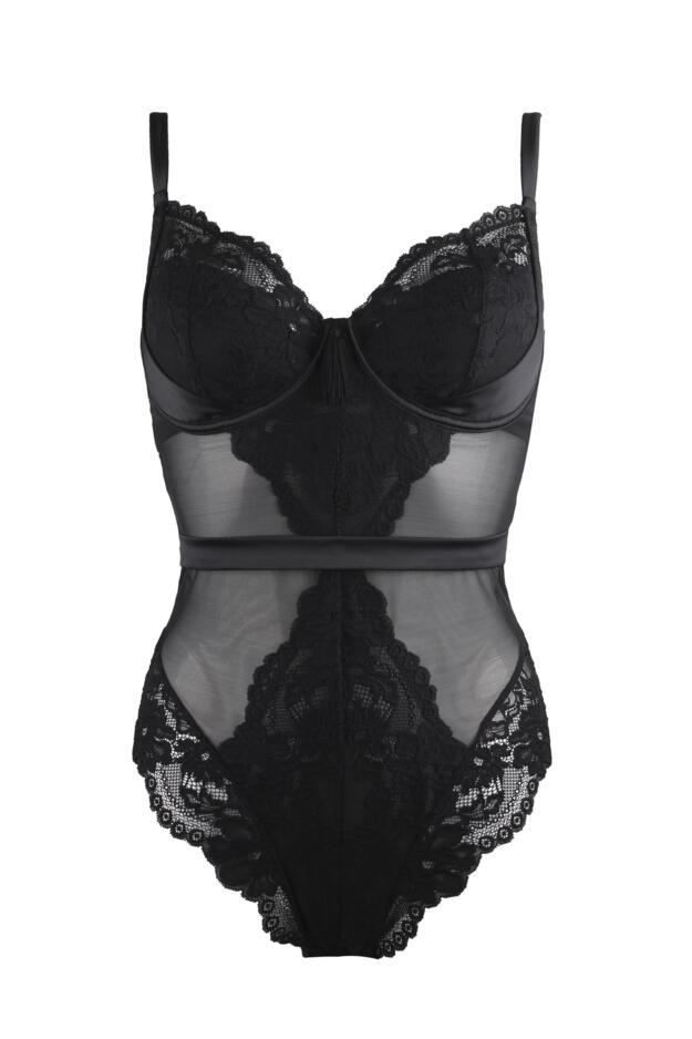 Satin Luxe and Lace Underwired Body