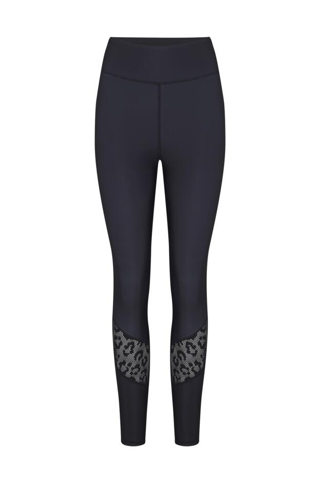 Energy Leopard Mesh Insert Sports Leggings