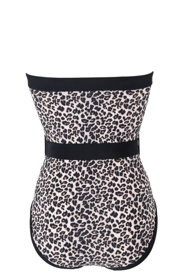 Removable Straps Belted Control Swimsuit