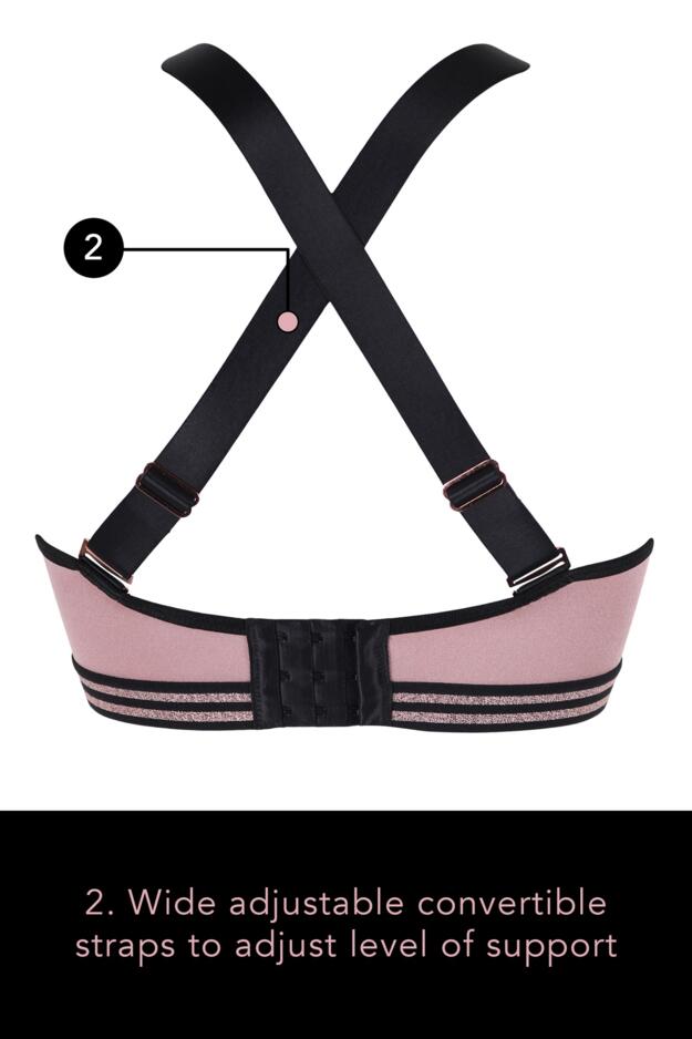 Energy Empower U/W Lightly Padded Convertible Sports Bra
