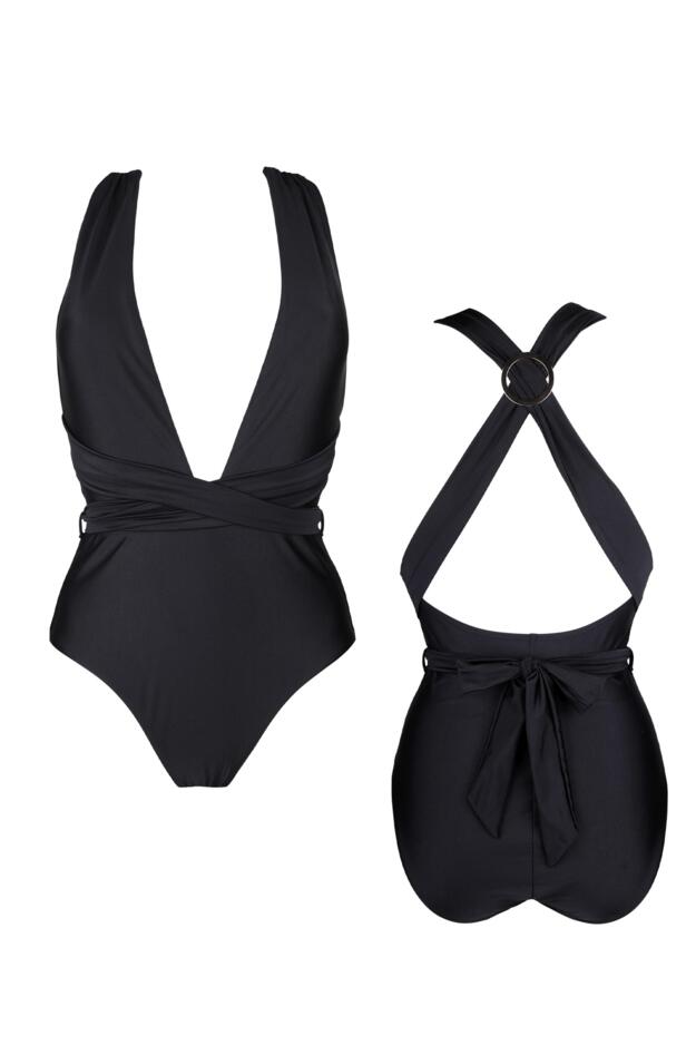 India Multi Style Wrap Swimsuit