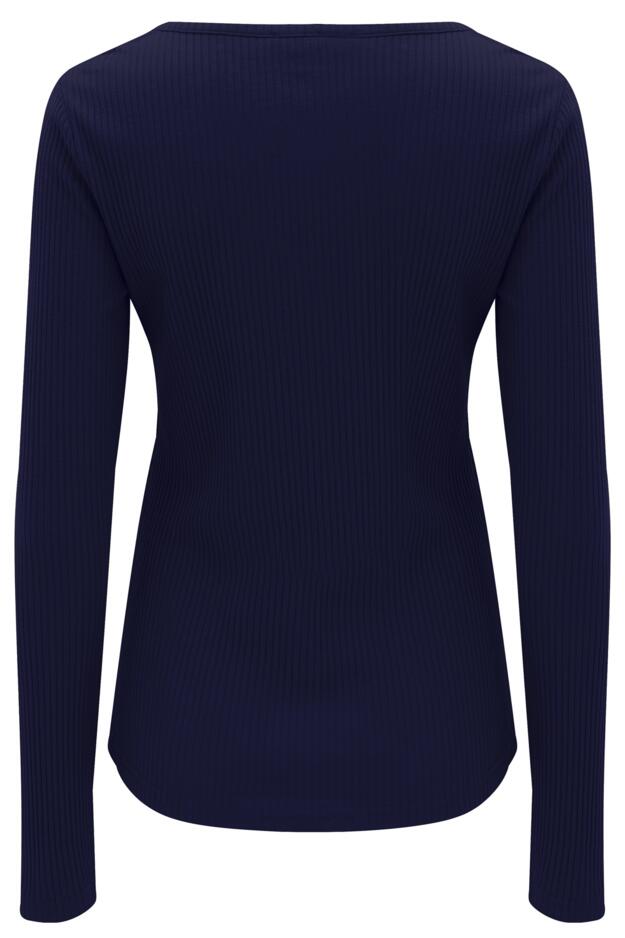 Rib Jersey Long Sleeve Top 