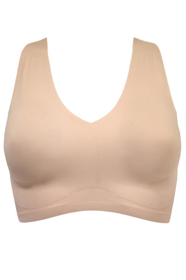 Off Duty Invisible Non Wired Removable Pad Bra