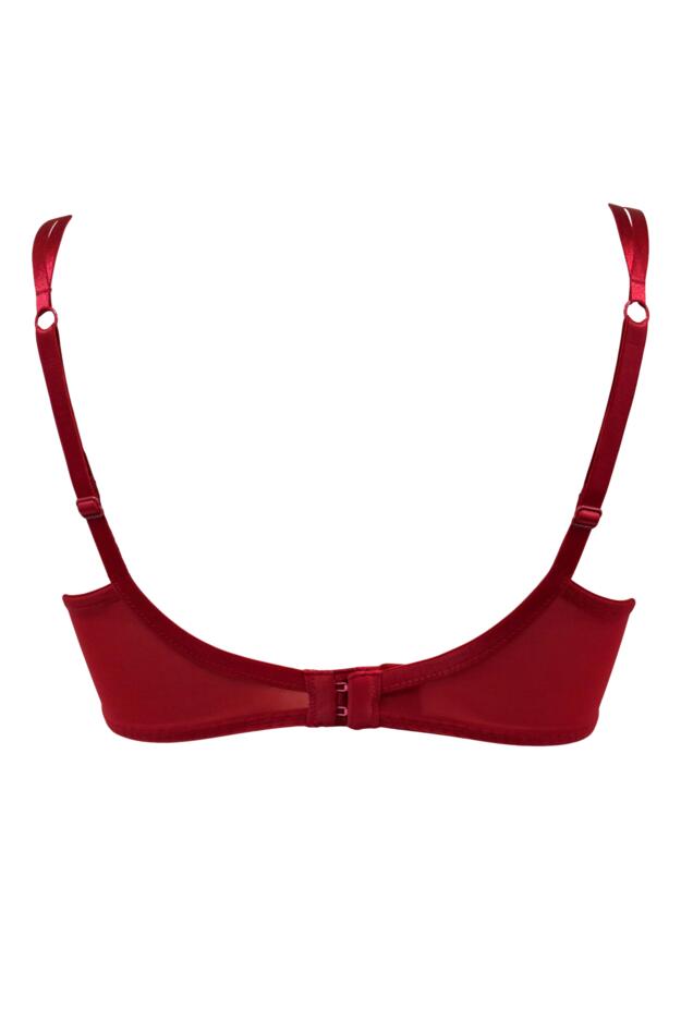 Dark Romance Padded Balconette Push up Bra