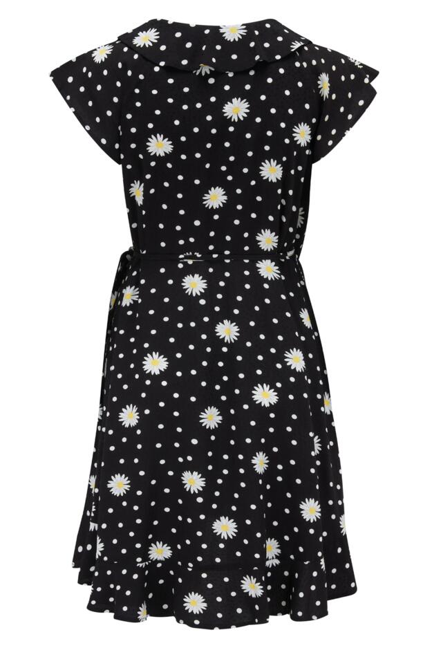 Textured Woven Wrap Beach Dress