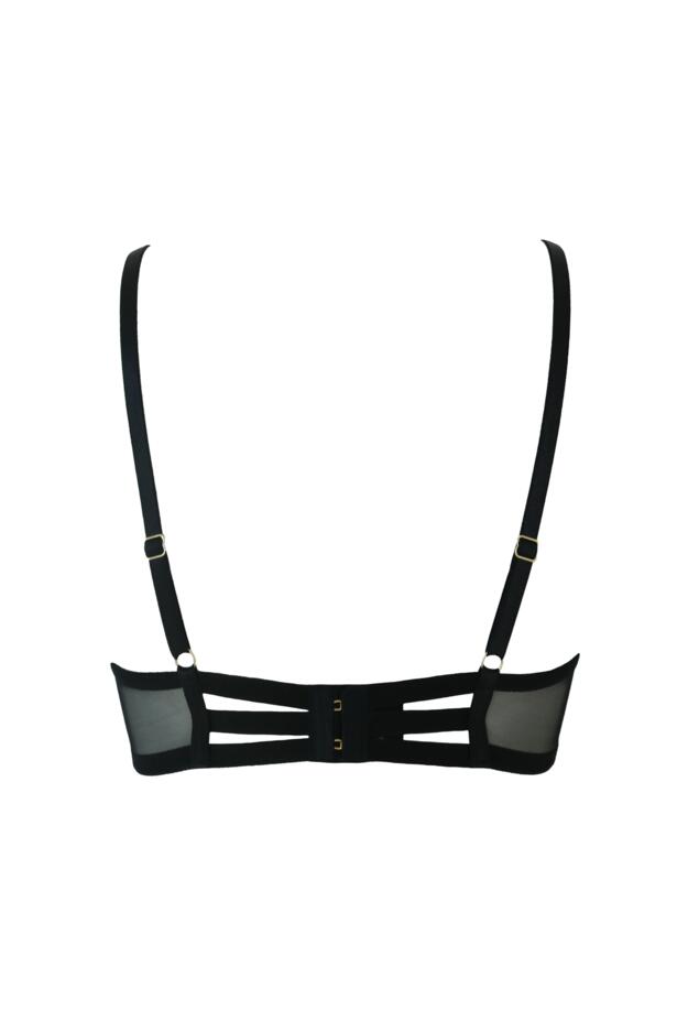 India Sheer and Opaque Underwired Bra