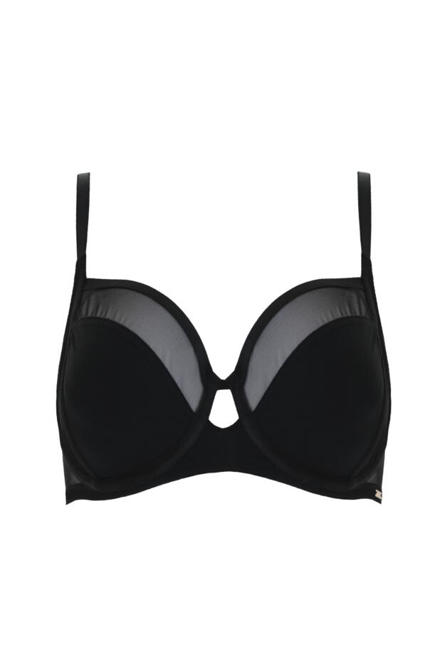 India Sheer and Opaque Underwired Bra