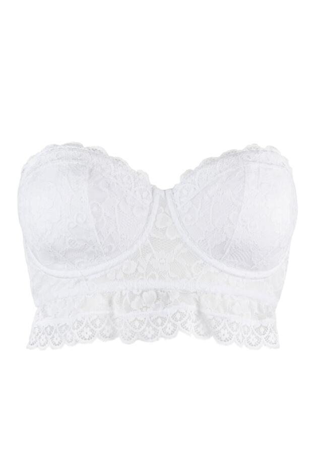 Rebel Lightly Padded Multiway Strapless Longline Bra