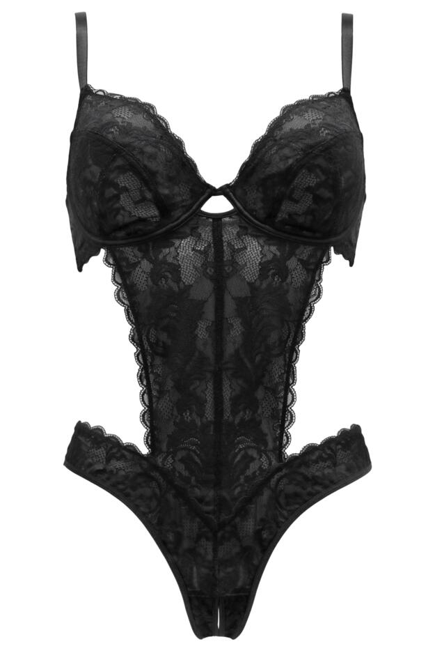 For Your Eyes Only Underwire Crotchless Body