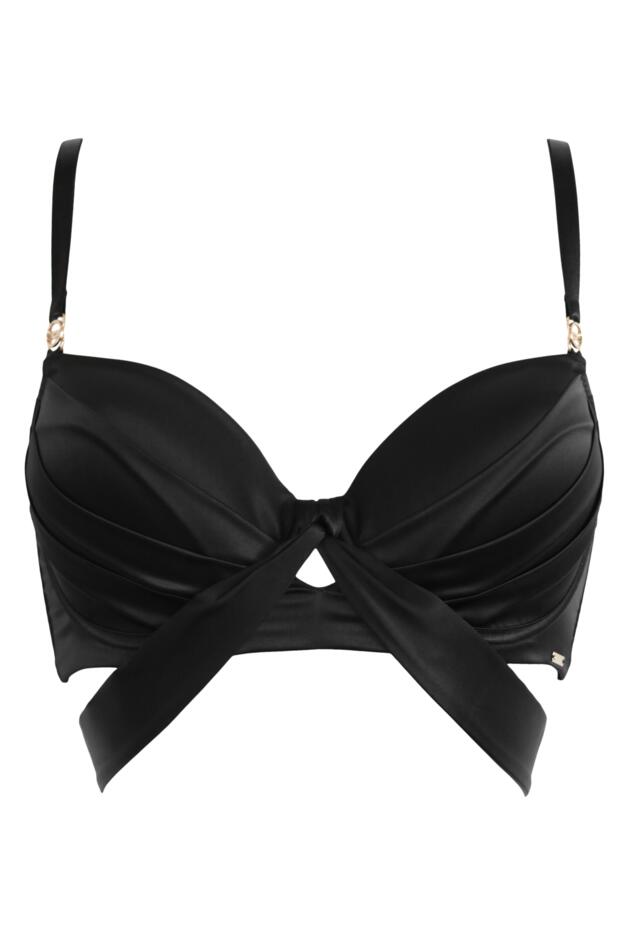India Satin Lightly Padded Longline Bra