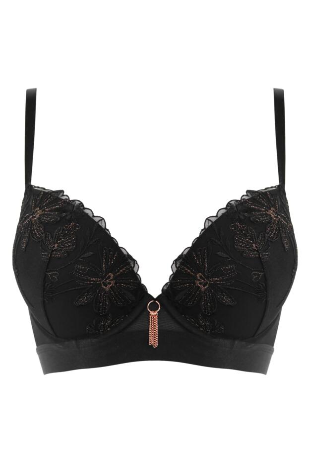 Constance Padded Push Up Plunge Longline Bra