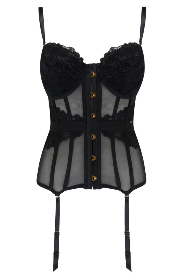 India Bold Embroidery Lightly Padded Basque