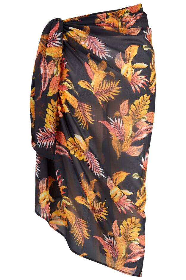 Recycled Luxe Chiffon Sarong Skirt