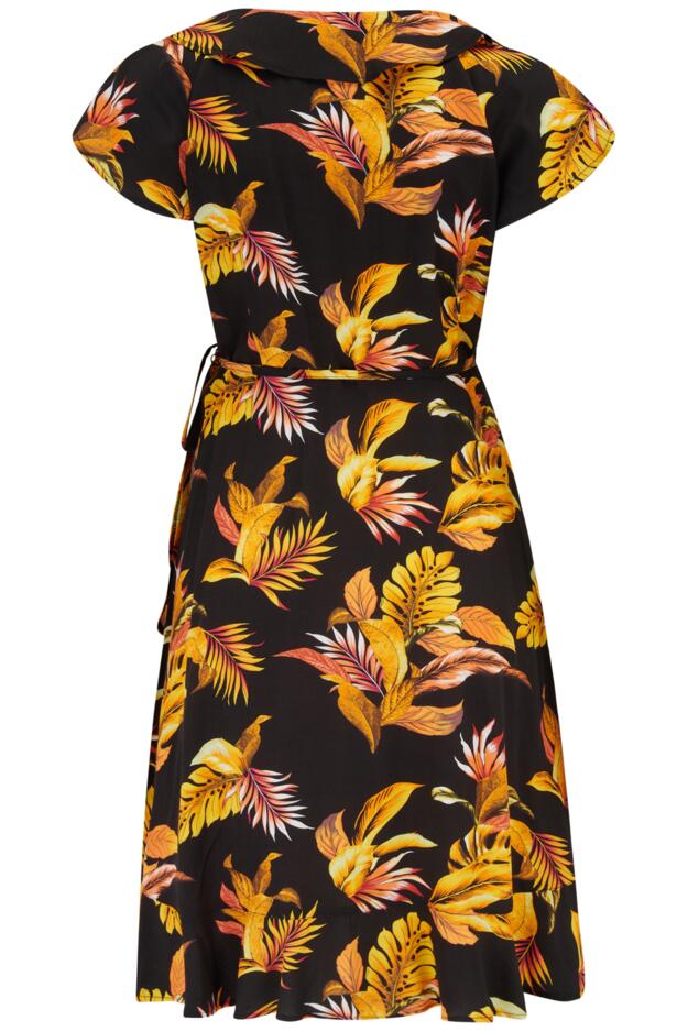 Woven EcoVero™ Frill Wrap Dress