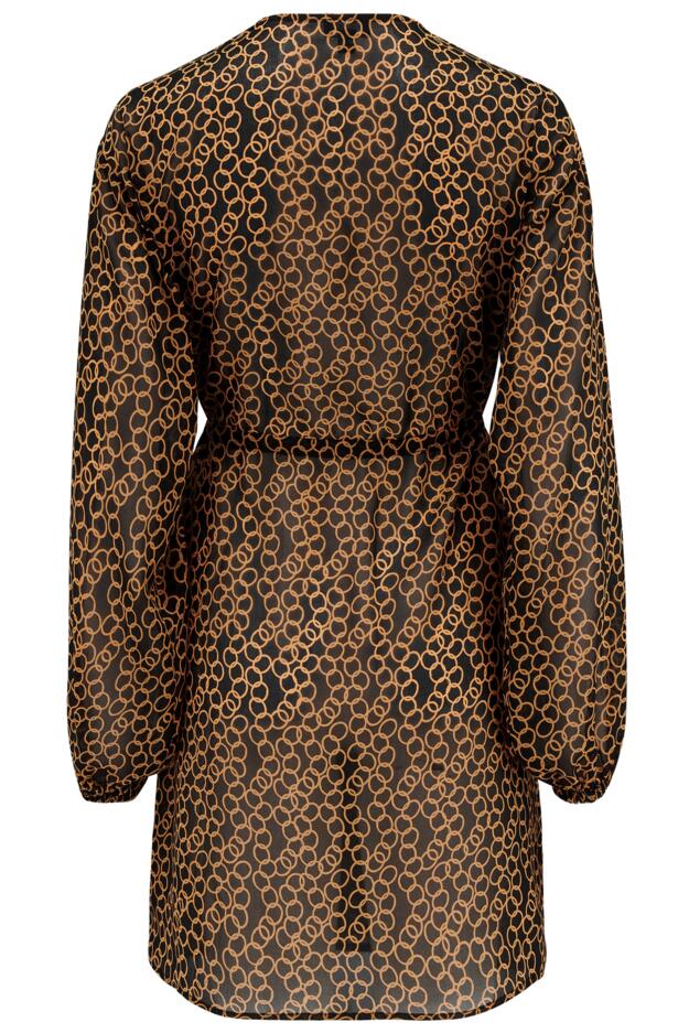 Recycled Chiffon Tie Sleeve Kimono