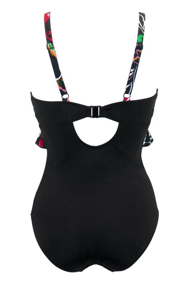 Hot Spots Frill Control Swimsuit