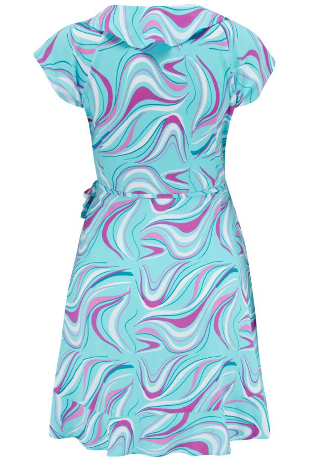 Woven EcoVero™ Frill Wrap Dress