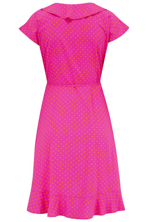 Woven EcoVero™ Frill Wrap Dress