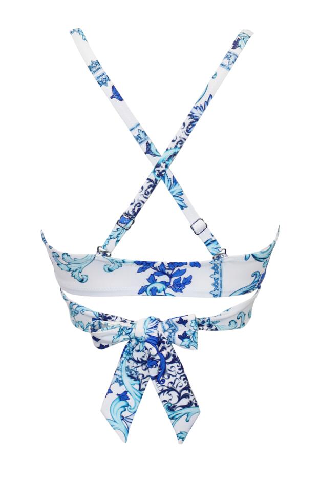 Amalfi Front Fastening Wrap Around Padded Underwired Top
