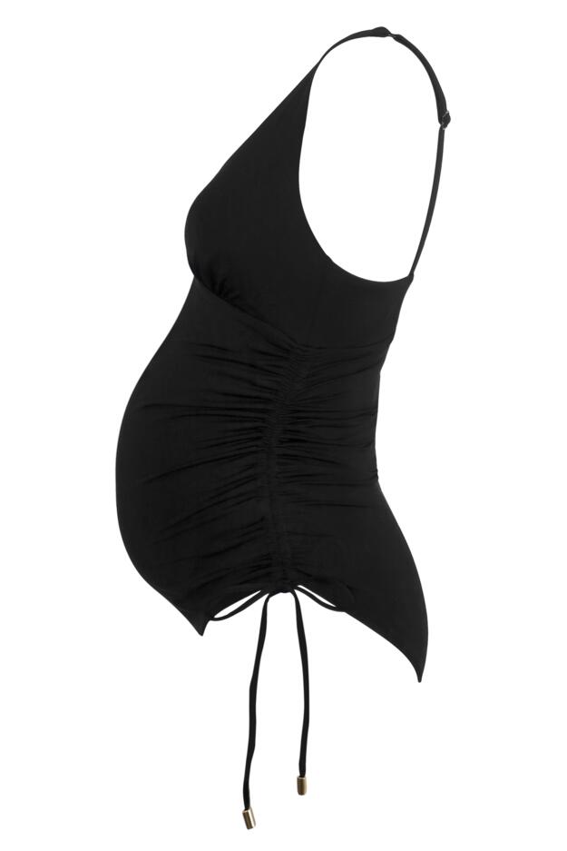 Maternity Ruched Adjustable Side Swimsuit