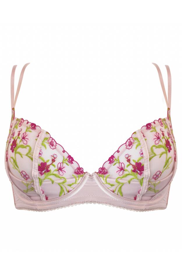 India Embroidery Plunge Bra