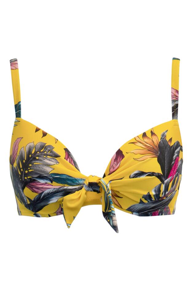 Paradiso Lightly Padded Underwired Front Tie Top