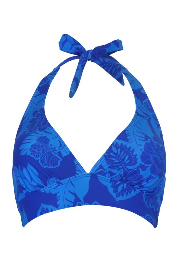 Maui Non-Wired Longline Removable Cup Halter Top