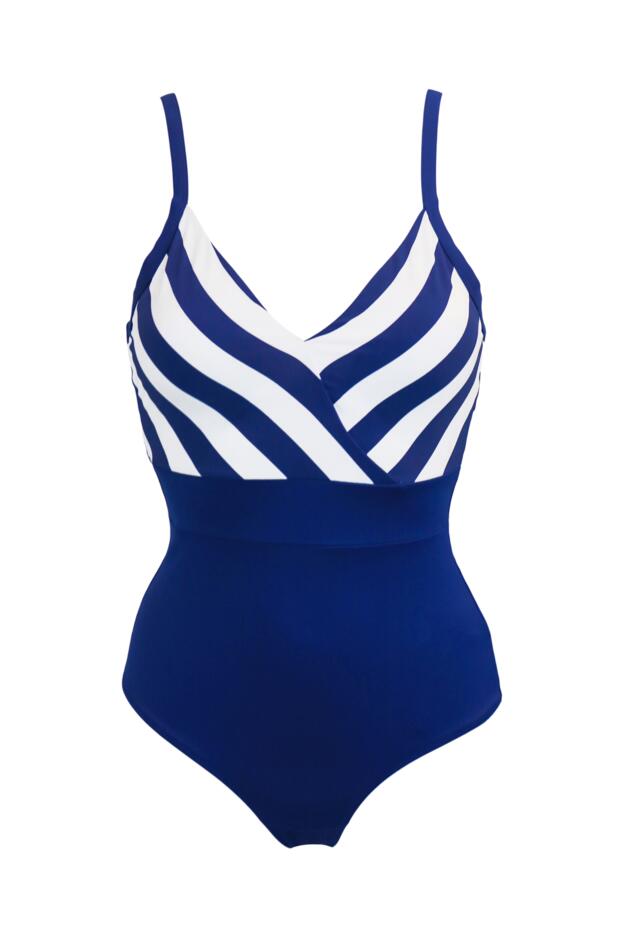 High Line V Neck Control Swimsuit