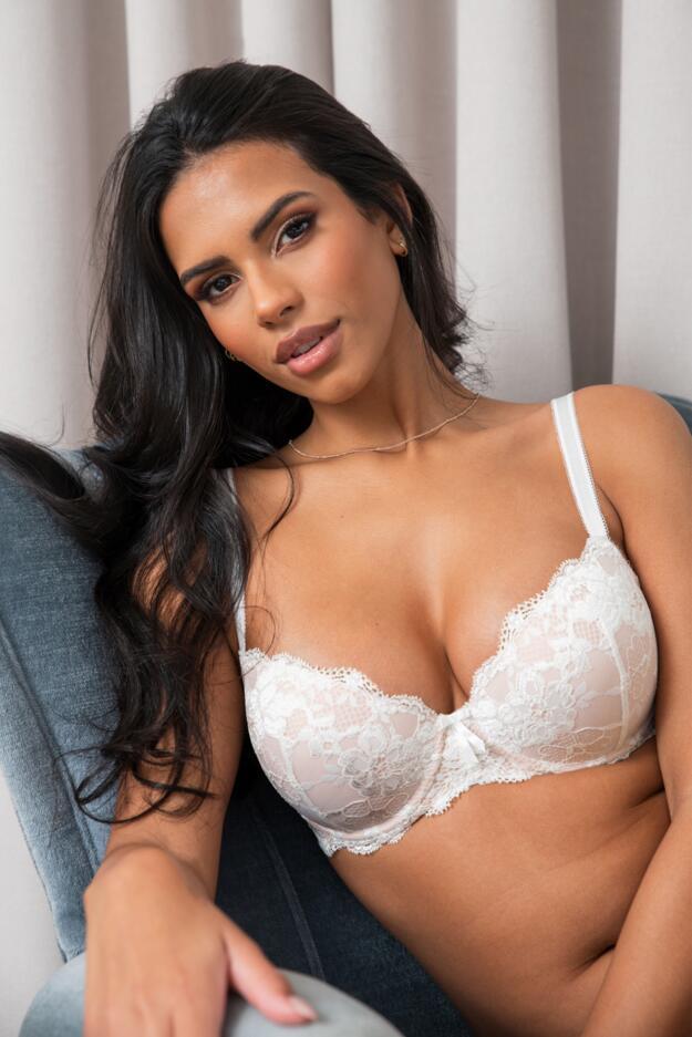 Amour Padded Balconette Push Up Bra