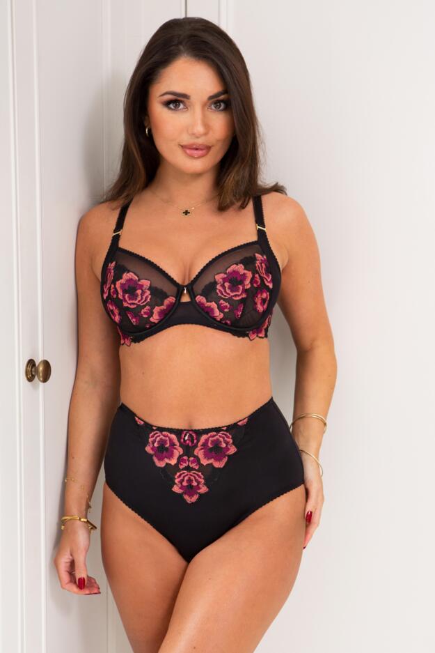  Soiree Embroidery High-Waist Deep Brief