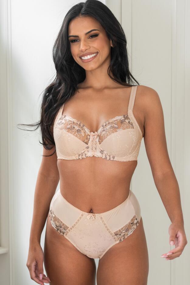 Sofia Lace Embroidered Side Support Bra