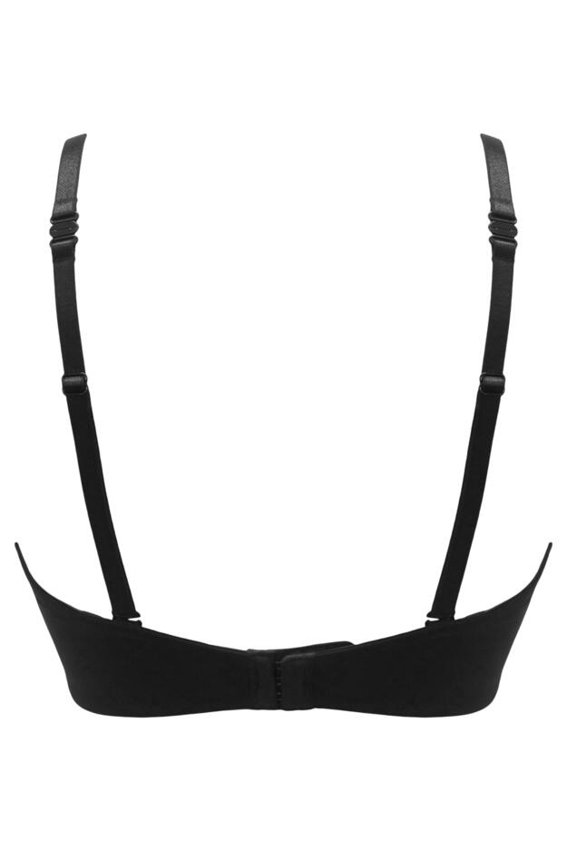 Definitions U Wire Lightly Padded Plunge Low Back Push Up Multiway Bra