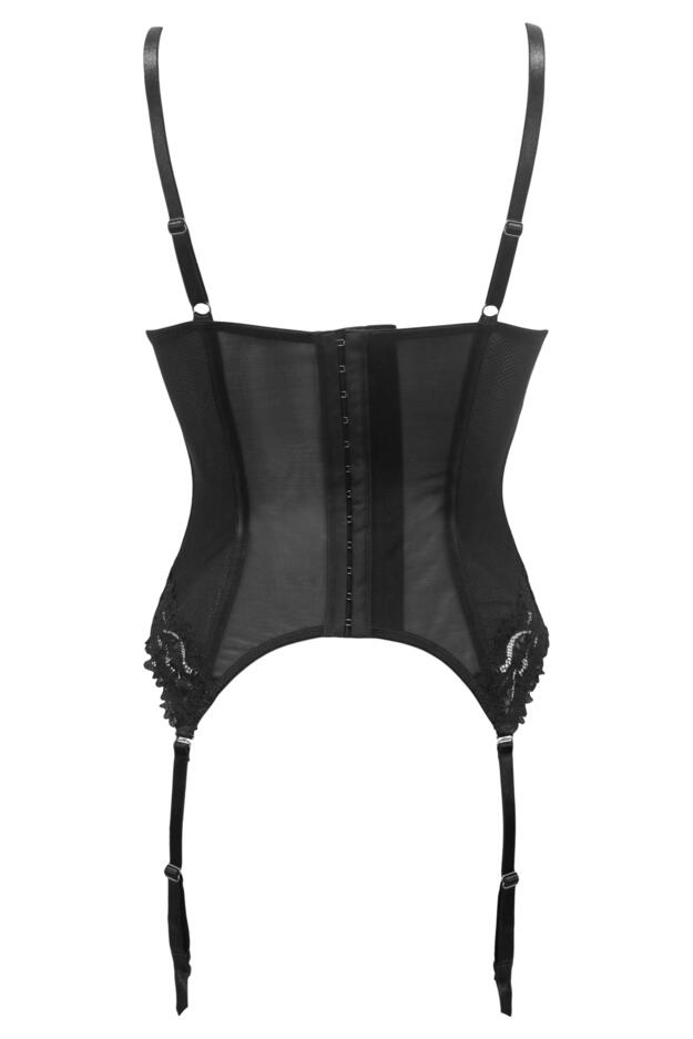 Lavish Padded Push-Up Plunge Underwired Basque
