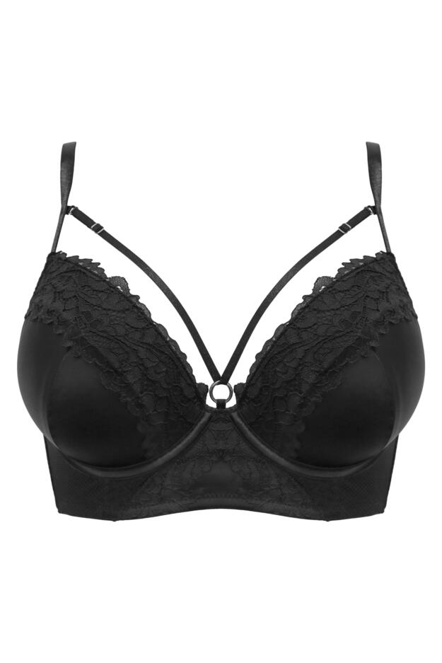 Lavish Padded Push-Up Plunge Longline