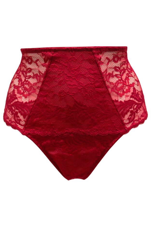 For Your Eyes Only High Waist Crotchless Thong 