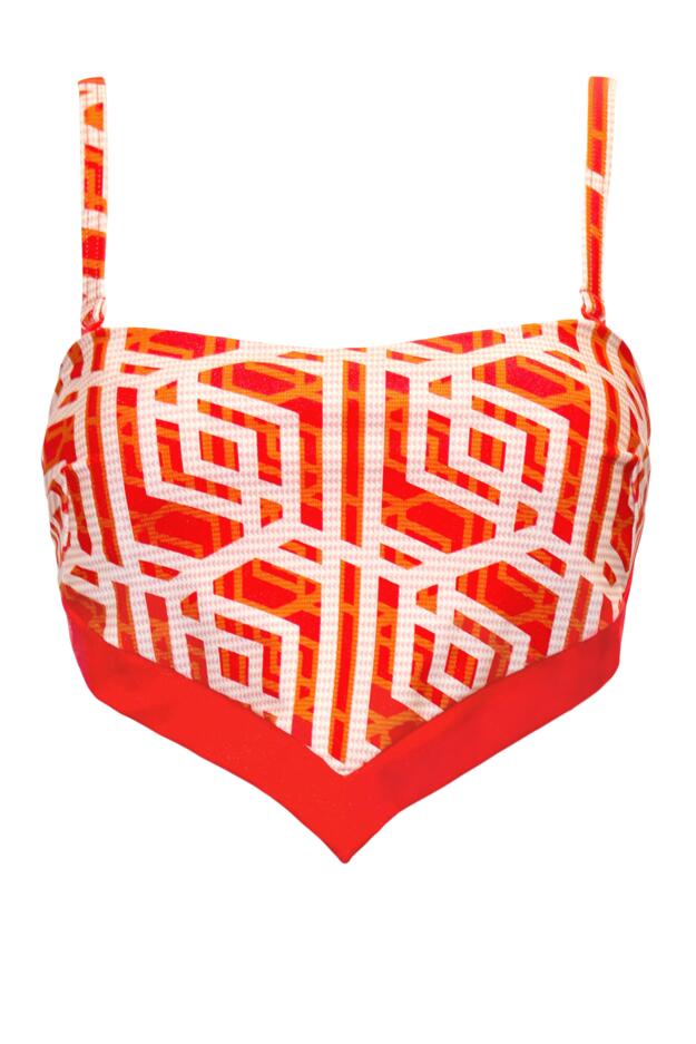 Casablanca Underwired Removable Straps Scarf Top