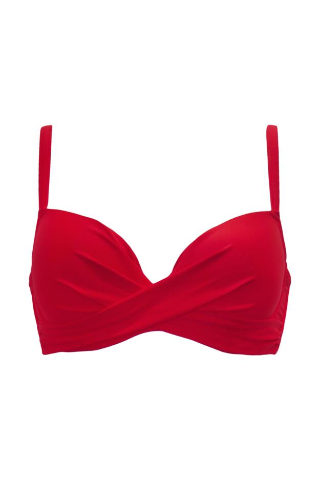Free Spirit Lightly Padded UW Twist Front Top