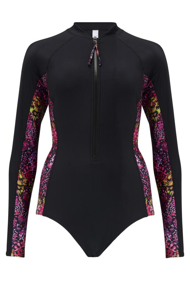 Energy Long Sleeved Zip Front Paddle Swimsuit