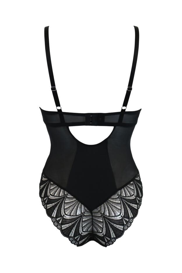 New Romance Padded Push-Up Plunge Bodysuit