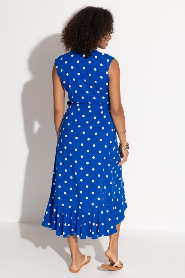 LENZING™ ECOVERO™ Viscose Midaxi Wrap Beach Dress