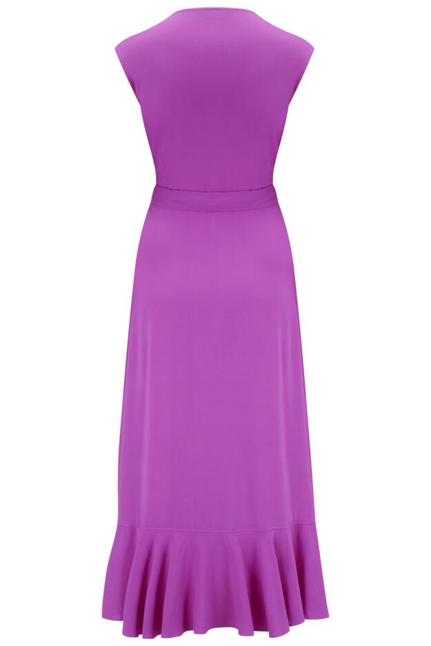 LENZING™ ECOVERO™ Viscose Midaxi Wrap Beach Dress