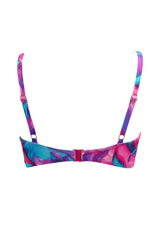 Cabana Underwired Longline Ruched Bikini Top 