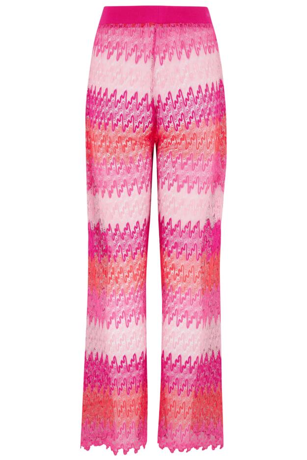 Colour Block Crochet Co-Ord Beach Trouser