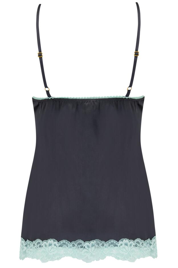 Dusk Satin and Lace Cami and Trouser Pyjama Set