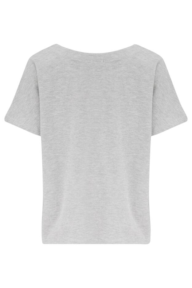 Waffle Pocket Detail Top and Short Loungewear Set