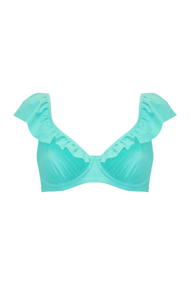 Bermuda Underwired Non-Padded Frill Top