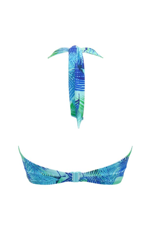 Aruba Non-Wired Longline Halter Bikini Top 